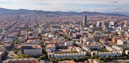 Vista aerea de Barcelona