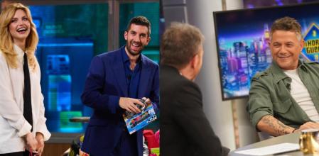 Mirela Balić y Alejandro Sanz, este jueves en 'La Revuelta' y 'El Hormiguero', respectivamente