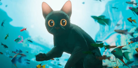 El asustadizo gato protagonista de 'Flow, un mundo que salvar'
