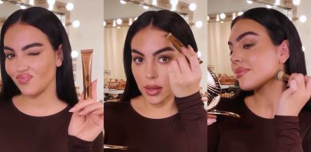 Georgina Rodríguez muestra cómo aplica la varita 'Hollywood Contour Wand'