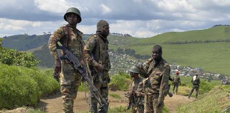 Soldados en Masisi, en la provincia de Kivu Norte, en el este de República Democrática del Congo (RDC)