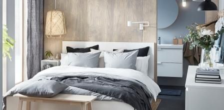 Cabecero con almacenaje de Ikea