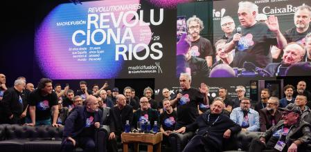 Los cocineros que han participado en la ponencia ‘Revolucionarios: 30 años desde que España asombró al mundo’, en Madrid Fusión