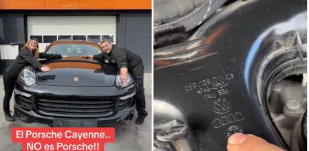 Los mecánicos de un desguace abren un Porsche Cayenne, desvelan la marca real del motor y la suspensión y la gente alucina:
