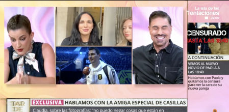Claudia Bavel reacciona a la publicación de sus imágenes con Iker Casillas en Barcelona: 