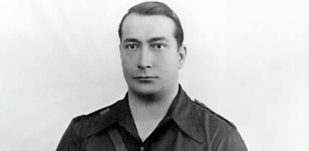 Manuel Hedilla Larrey como jefe provisional de Falange Española y de las JONS en ausencia de José Antonio Primo de Rivera, encarcelado en Alicante. C. septiembre de 1936