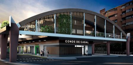 Nuevo intercambiador de Conde de Casal.