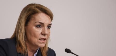 La vicepresidenta del Consell y consellera de Servicios Sociales, Igualdad y Vivienda, Susana Camarero, durante una rueda de prensa tras comenzar a ser la nueva portavoz del Consell de gobierno de la Comunitat Valenciana, a 18 de noviembre de 2024, en Valencia (España). Con el nuevo cargo, Camarero sustituye a la consellera de Hacienda, Economía y Administración Pública, que ejercía la portavocía hasta el momento. Durante los próximos días, se darán a conocer más detalles sobre los cambios en el Consell, que contará con una nueva estructura adaptada al plan de recuperación económica y social de la Comunitat Valenciana tras las consecuencias ocasionadas por la DANA.