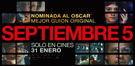 Club Vanguardia sortea 5 entradas dobles para asistir al estreno de la película 'Septiembre 5'.