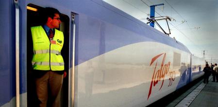 TRENES TALGO DE LA LINEA DE ALTA VELOCIDAD MADRID-BARCELONA.