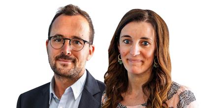 Alfons Núñez y Carla Fernández, concejales de Estimem Vilassar de Mar .