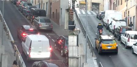 La calle Conca de Tremp, en Barcelona, presenta un desnivel del 20 %.