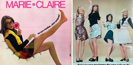 Varios anuncios de Marie Claire, la empresa textil que ha anunciado su cierre definitivo