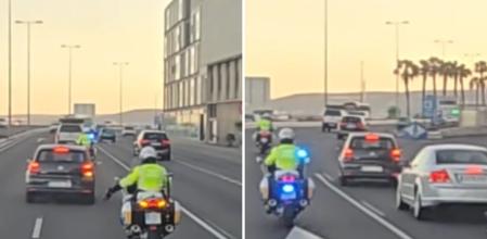 El surrealista comportamiento de un conductor en Gran Canaria tras las indicaciones de un agente de la policía: “No sólo no le hace caso”