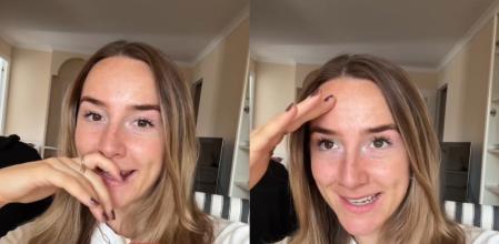 La joven quedó sorprendida con la pregunta