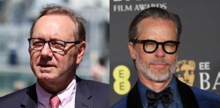 Los actores&nbsp;Kevin Spacey y&nbsp;Guy Pearce en imágenes de archivo.&nbsp;