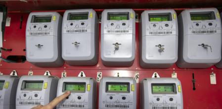 &nbsp;Contadores de electricidad en una comunidad de vecinos&nbsp; &nbsp;