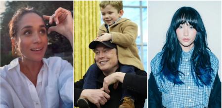 Meghan markle, Elon Musk con su hijo X y Aitana