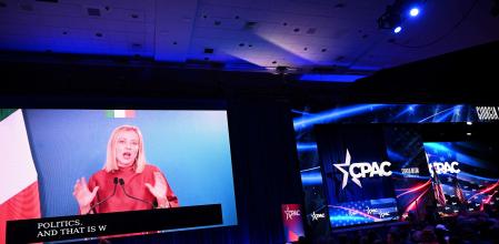 &nbsp;La primera ministra de Italia, Giorgia Meloni&nbsp;