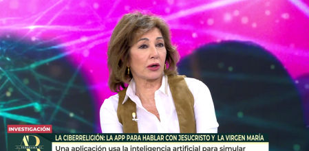 Ana Rosa Quintana estalla contra una aplicación que permite hablar con Jesucristo a través de la IA