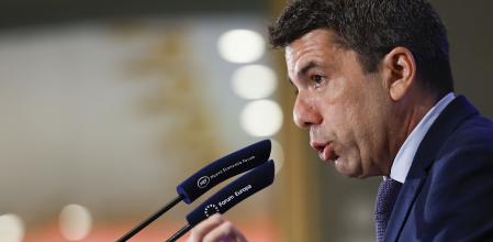 El presidente de la Generalitat Valenciana, Carlos Mazón, ayer en Madrid&nbsp;