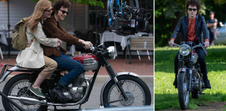 Para el rodaje de 'A completely unkonwn' se utilizó una auténtica Bonneville T100 de 1964, que la propia Triumph Motorcycles proporcionó&nbsp;