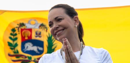 La líder opositora venezolana María Corina Machado (archivo)