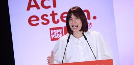 La secretaria general del PSPV-PSOE y ministra de Ciencia, Diana Morant, en la jornada de inicio de curso político de 2023/2024 del PSPV-PSOE