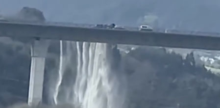 El accidente obligó a cortar la vía de inmediato