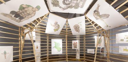 En ‘Estructura amb cúpula de la Terribilitat de la carn’ Marc Herrero ha creado una versión actualizada del Juicio Final&nbsp;