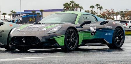 El Maserati MC20 Coupé del Indy Autonomous Challenge superó el récord absoluto para un automóvil autónomo.<br>
