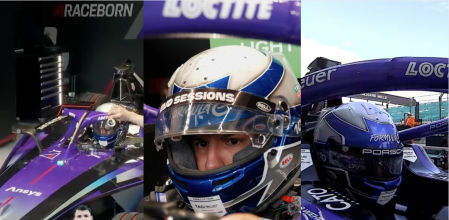 El argentino lo hizo bien sobre la pista