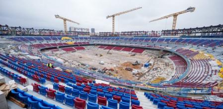 Las nuevas butacas del Camp Nou