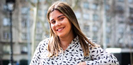 Foto ANDREA MARTÍNEZ PASTOR 6/03/2025. Retrato a Olga Vilalta, estudiante de 1r de Universidad de Historia con dislexia.