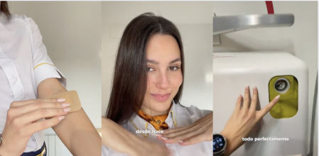 Cada tripulante debe revisar una zona del avión en concreto