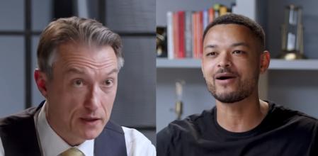 James Sexton en un momento de la entrevista