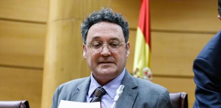 El fiscal general del Estado, Álvaro García Ortiz, en una comparecencia ante la Comisión de Justicia, en el Senado 