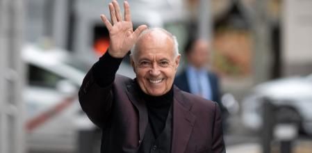 El productor televisivo José Luis Moreno a su llegada a la Audiencia Nacional este lunes para declarar ante el juez. 