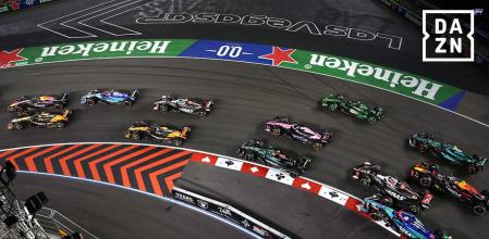 Imagen del GP de Las Vegas de la temporada pasada, cedida por DAZN