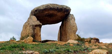 El dolmen del Pla de Trullars.