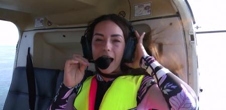 Anita saltó desde muy alto