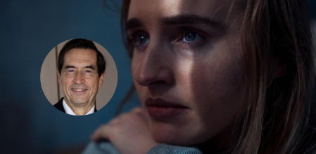 Imagen de archivo de una chica en un momento difícil