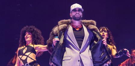 Maluma en uno de sus conciertos en el Palau Sant Jordi, en Barcelona