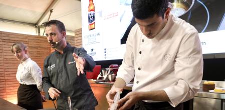 Eduard Xatruch en una ponencia del Fòrum Gastronòmic de Girona, que se inaugurará a las doce de este lunes
