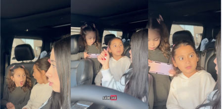 Las pequeñas defendieron a su padre