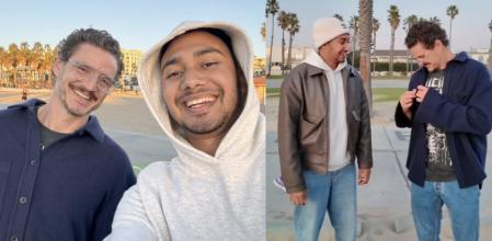 El actor Pedro Pascal (en la imagen, con el actor y modelo egipcio Peter Fouad) se ha convertido en un ícono de la nueva masculinidad