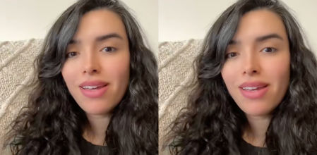 Emily en su perfil de TikTok