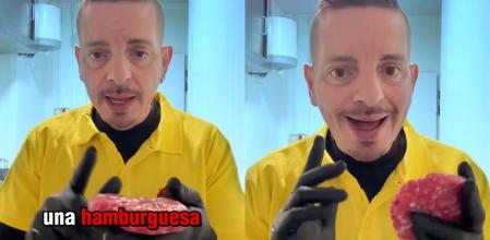 El carnicero asegura que basta con hacer una cavidad en el centro de la carne con el dedo pulgar para que no encoja.