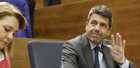 El 'president' de la Generalitat, Carlos Mazón, en una sesión de control&nbsp;