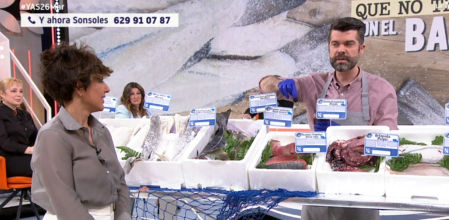 Luis Alberto Zamora, conocido como ‘Nutriman’, durante su análisis en directo sobre los fraudes más comunes en la venta de pescado